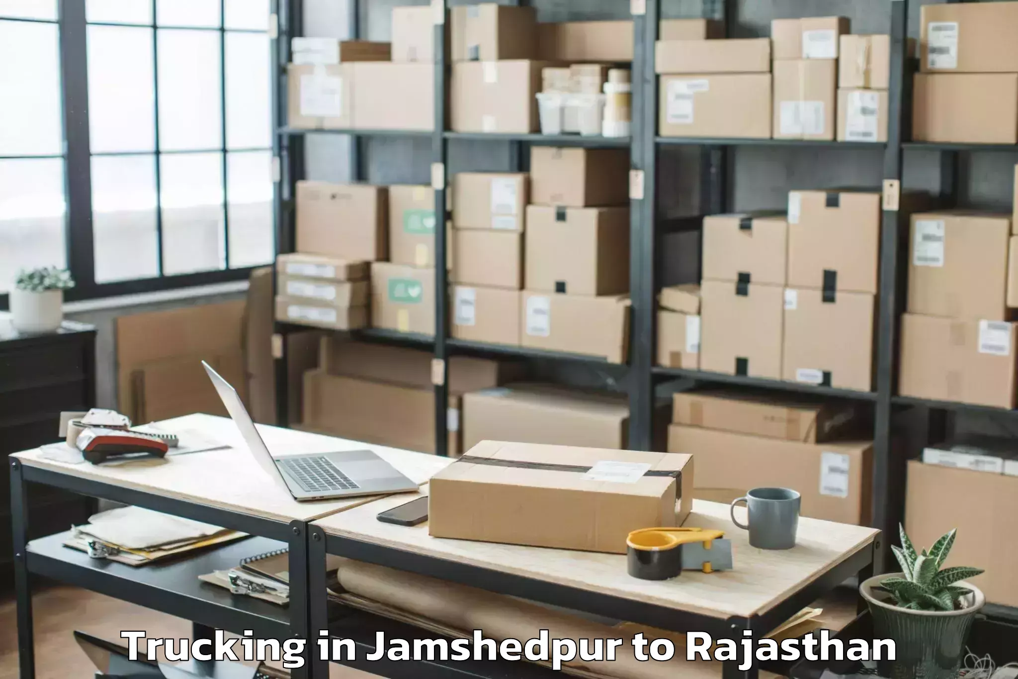 Jamshedpur to Opjs University Churu Trucking Booking